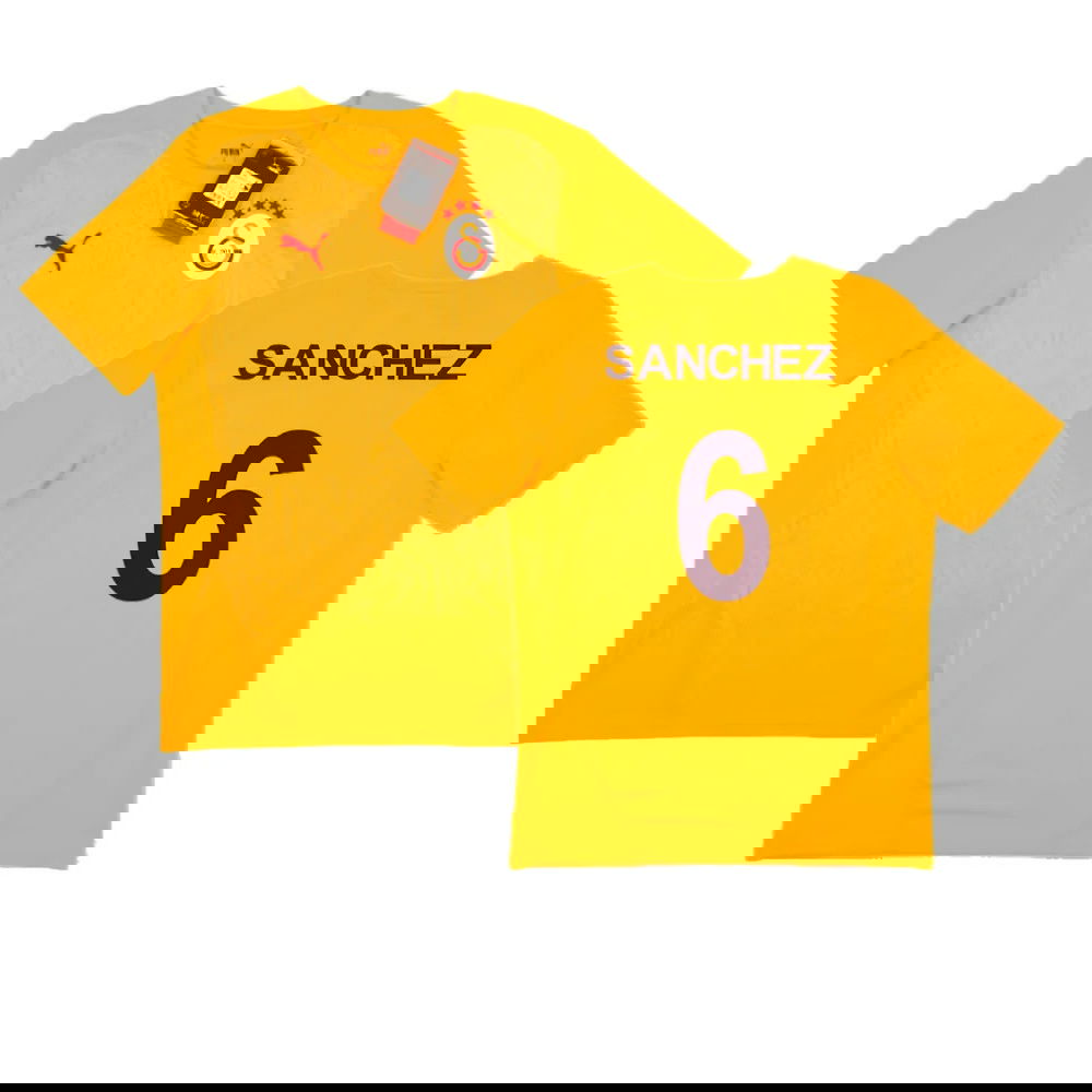 2024-2025 Galatasaray Training Shirt (Orange) (Sanchez 6)
