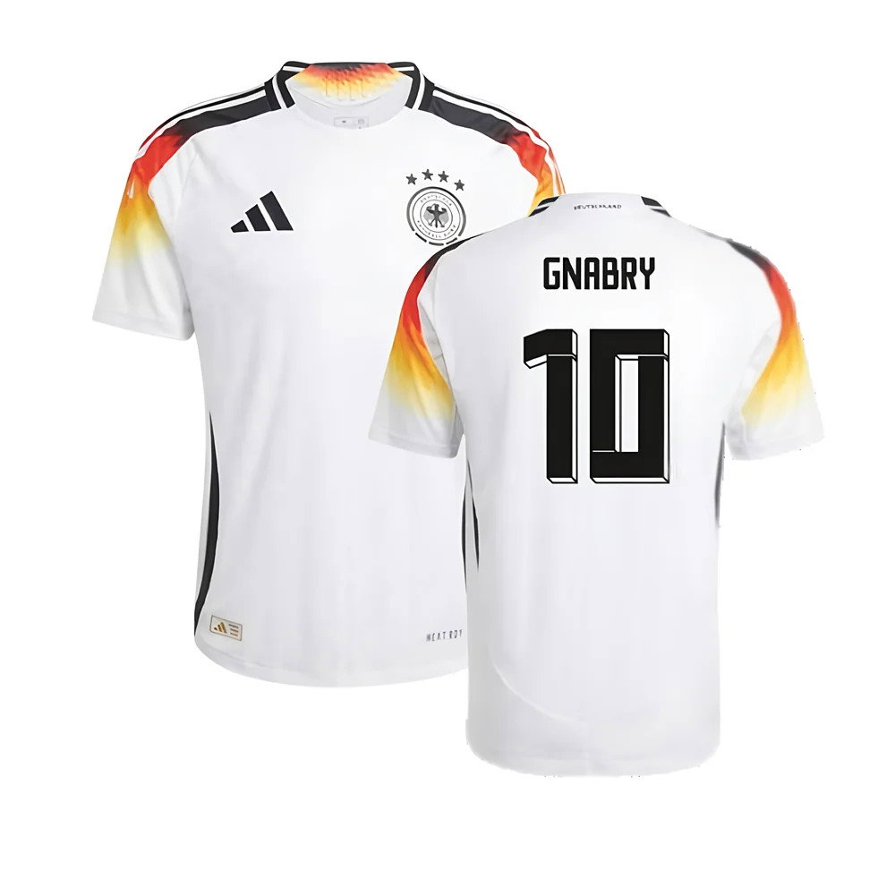 2024-2025 Germany Authentic Home Shirt (Gnabry 10)