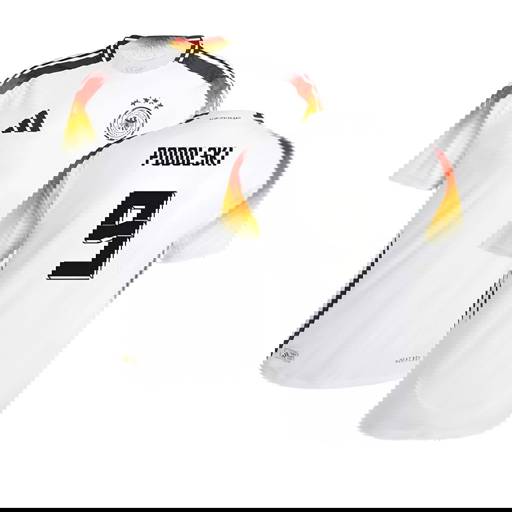 2024-2025 Germany Authentic Home Shirt (Podolski 9)