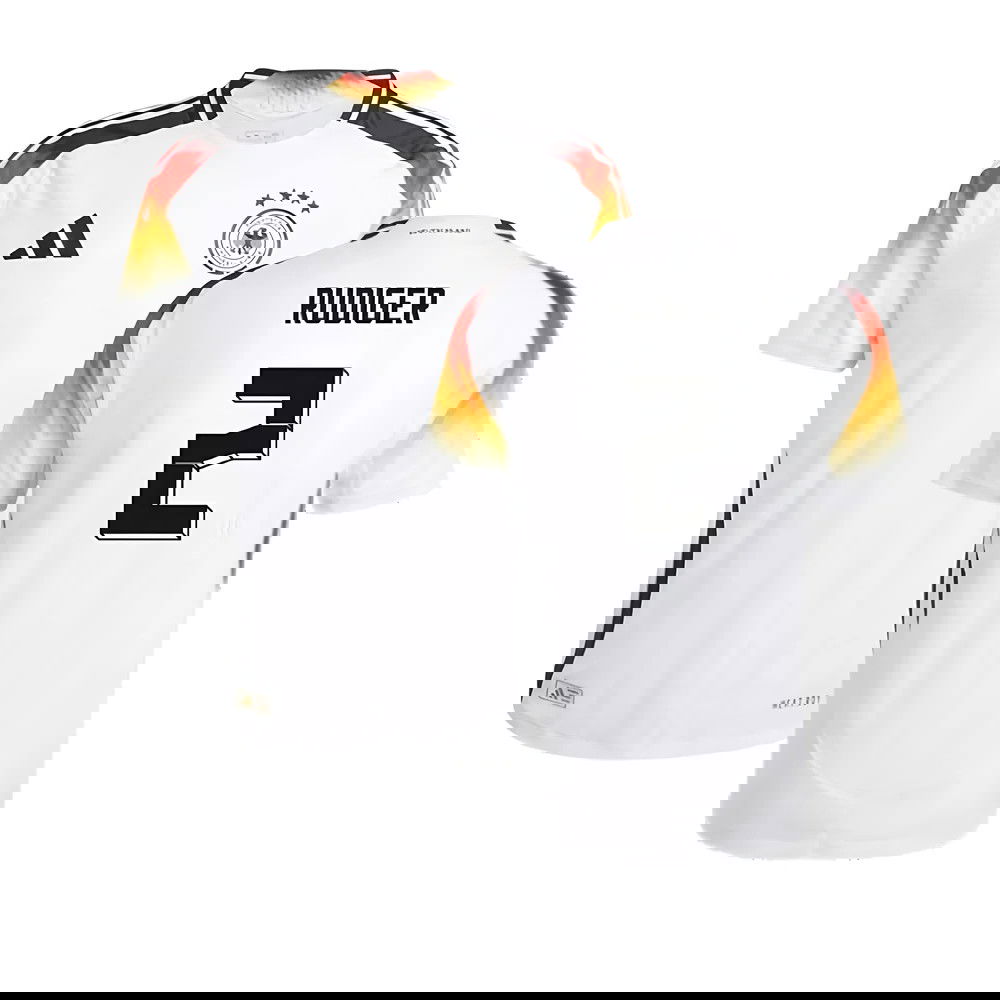 2024-2025 Germany Authentic Home Shirt (Rudiger 2)