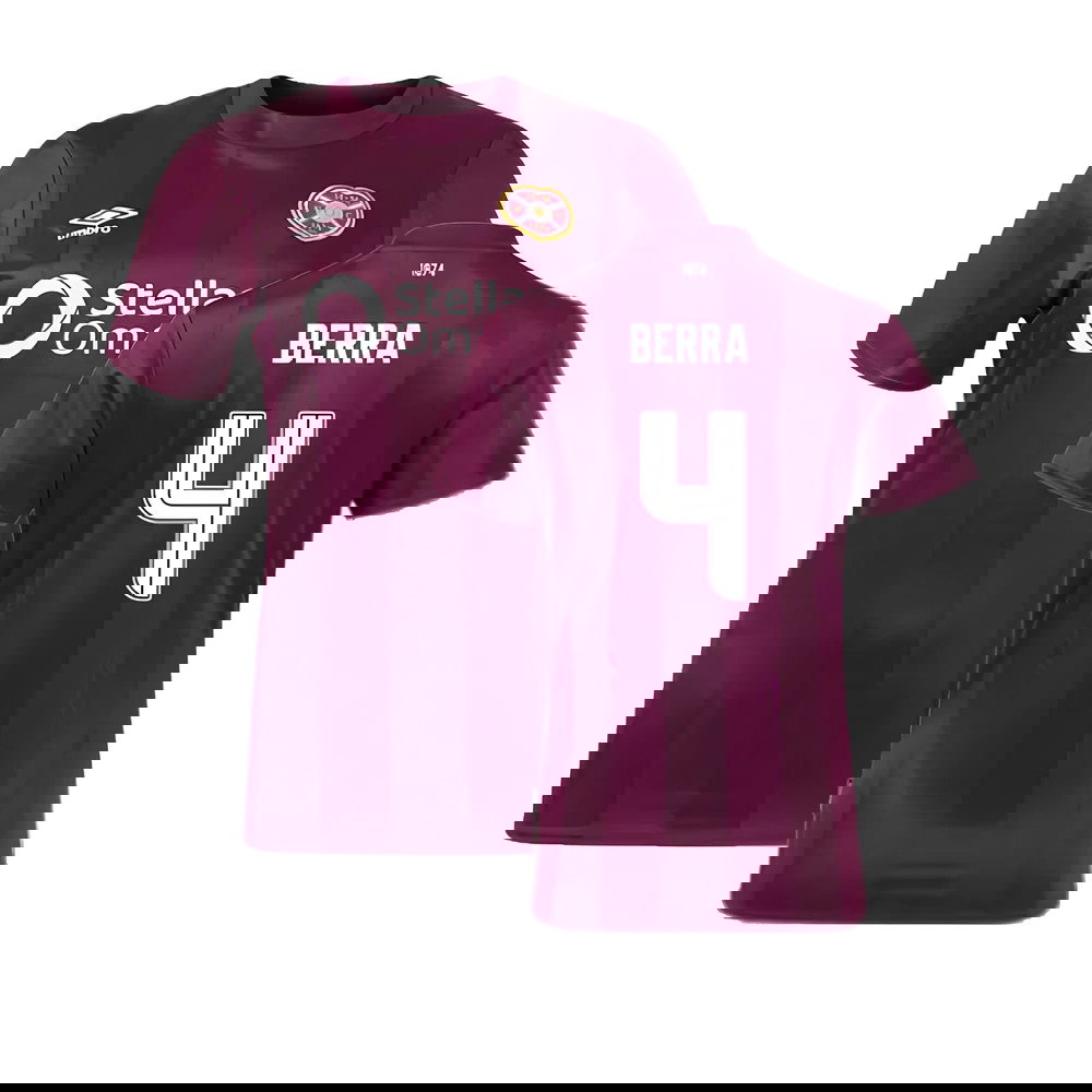 2024-2025 Hearts Home Shirt (Womens) (Berra 4)