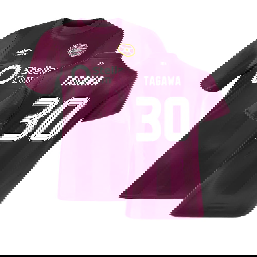 2024-2025 Hearts Home Shirt (Womens) (Tagawa 30)