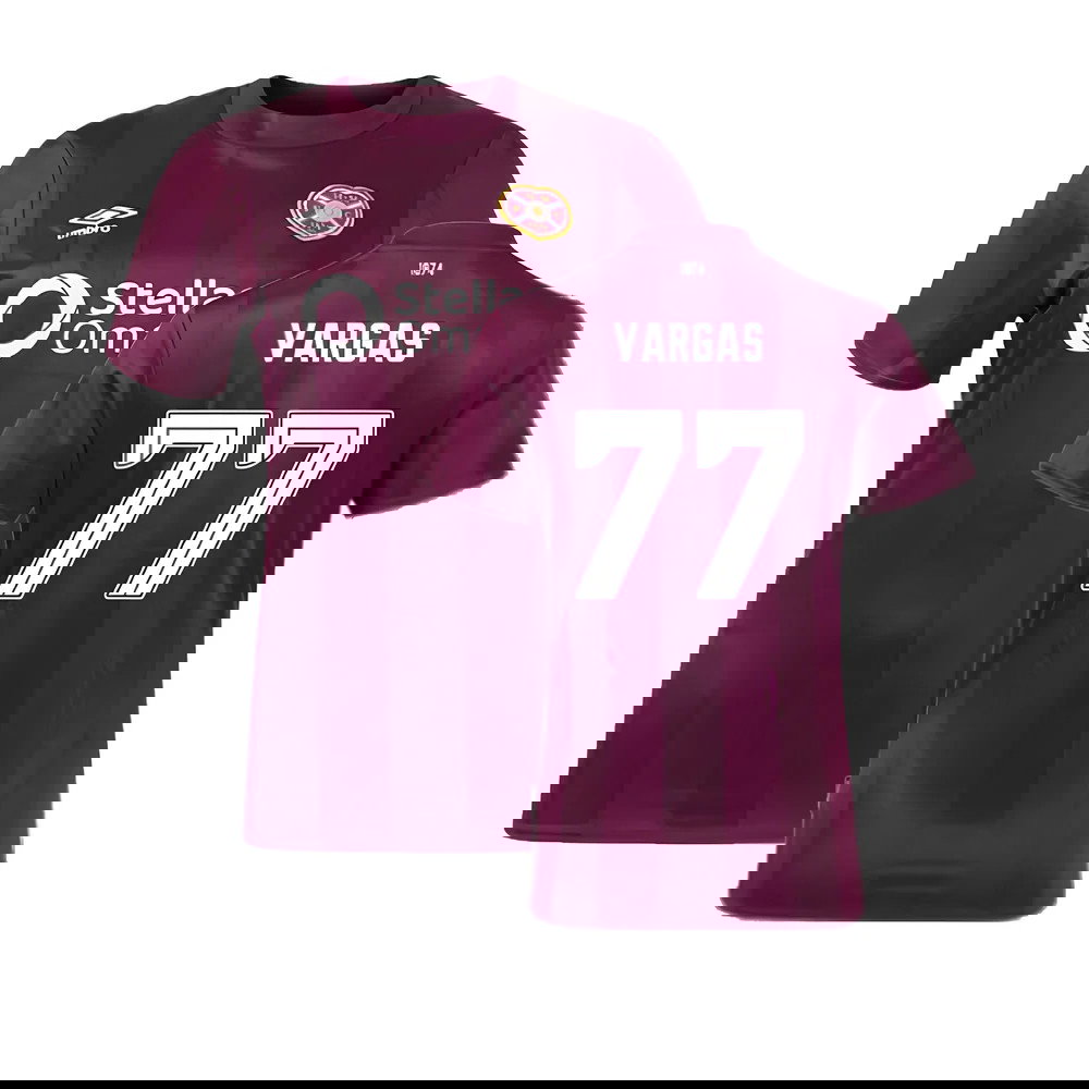 2024-2025 Hearts Home Shirt (Womens) (Vargas 77)