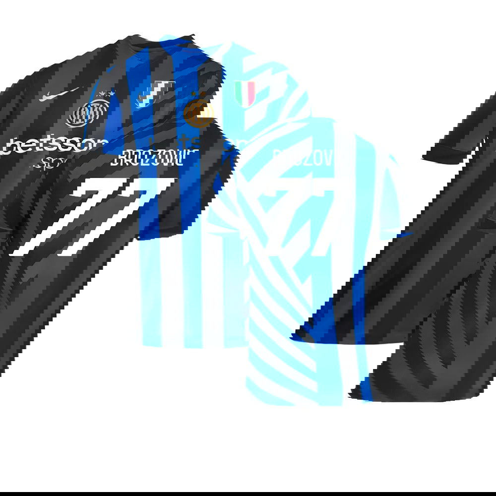 2024-2025 Inter Milan Home Shirt (Brozovic 77)