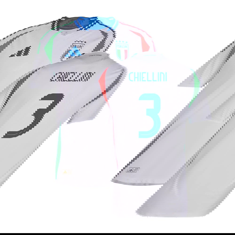 2024-2025 Italy Authentic Away Shirt (CHIELLINI 3)