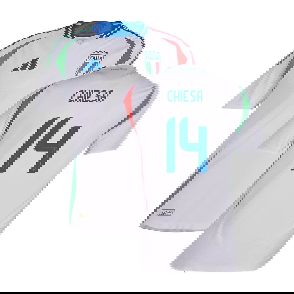 2024-2025 Italy Authentic Away Shirt (CHIESA 14)
