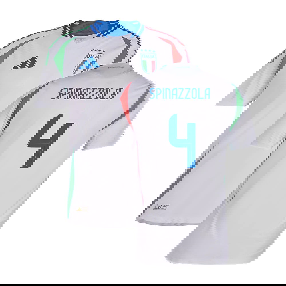 2024-2025 Italy Authentic Away Shirt (SPINAZZOLA 4)