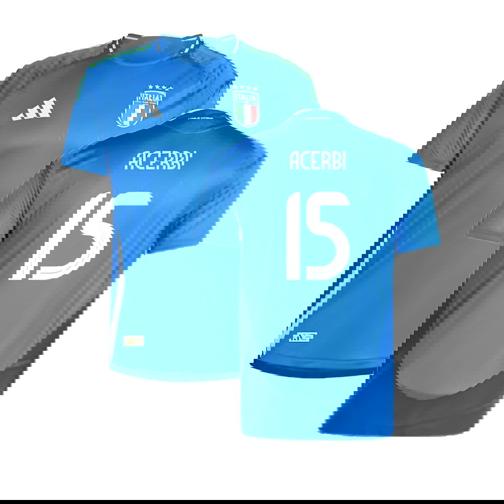2024-2025 Italy Authentic Home Shirt (ACERBI 15)