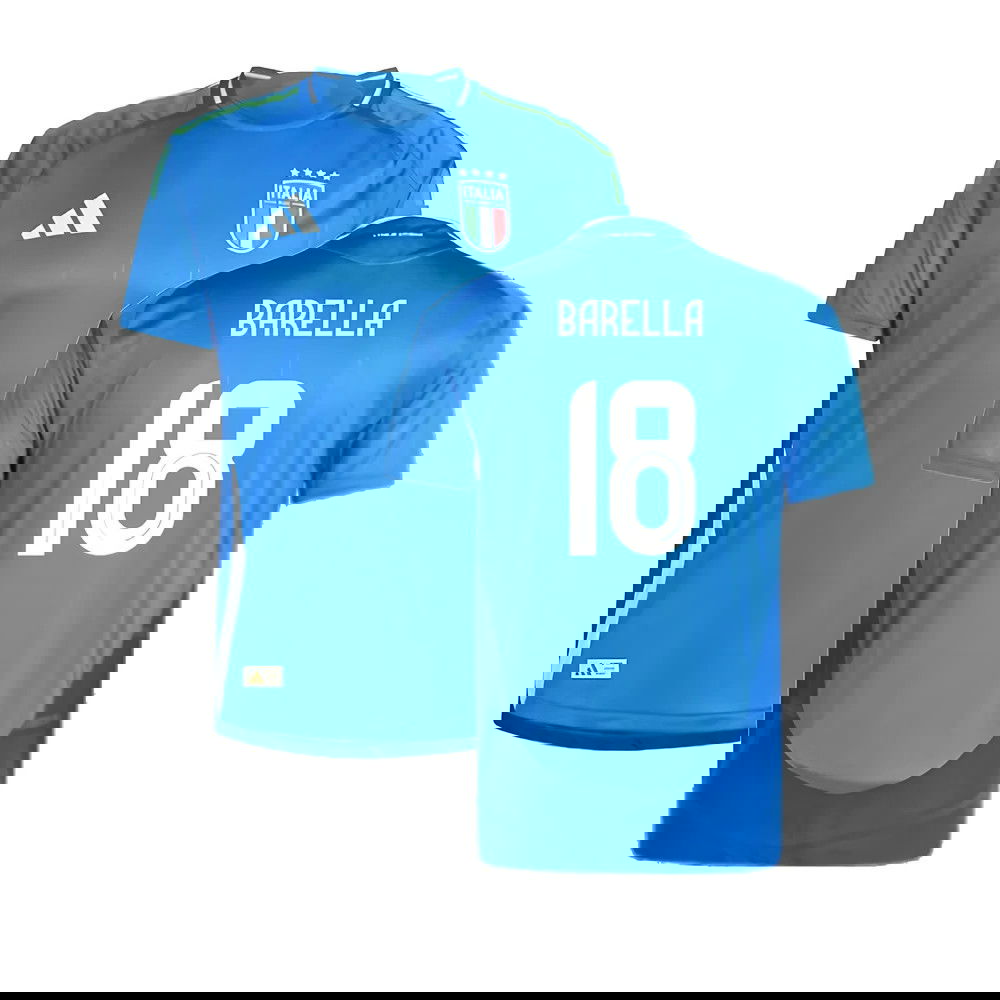 2024-2025 Italy Authentic Home Shirt (BARELLA 18)