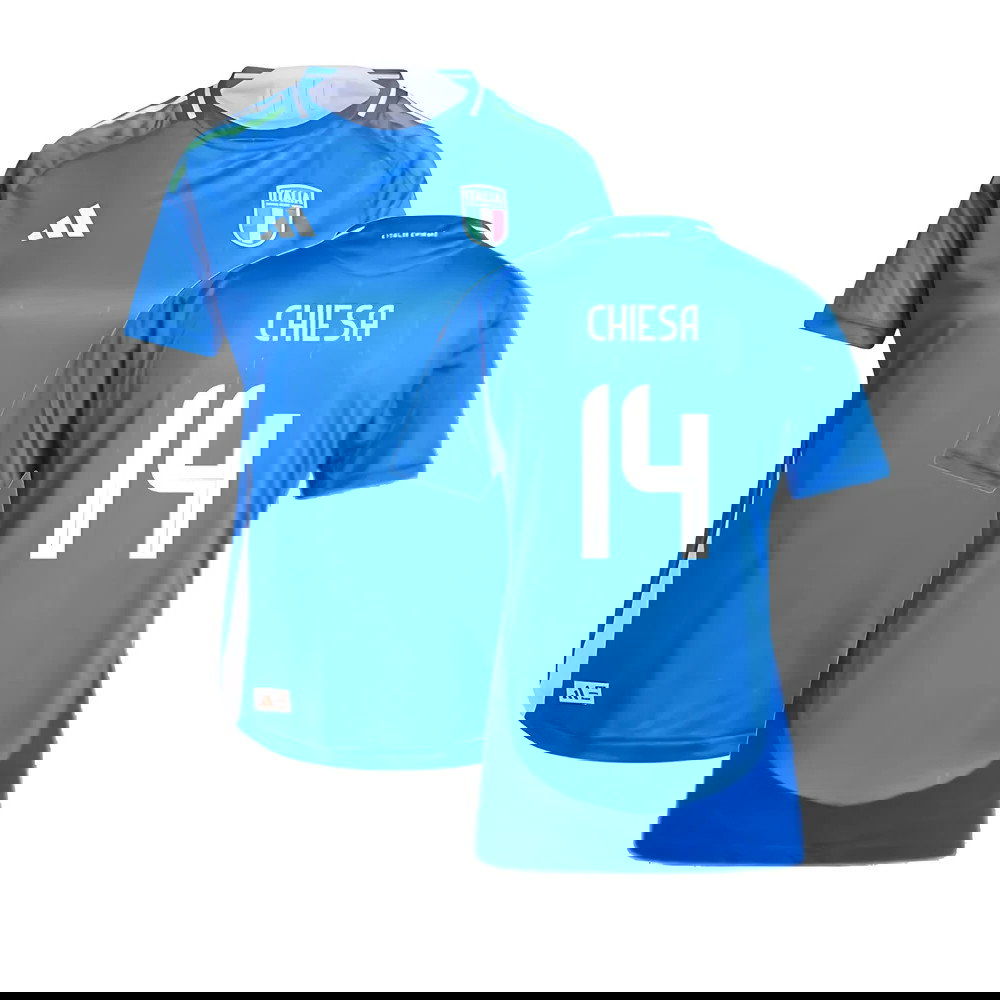 2024-2025 Italy Authentic Home Shirt (Ladies) (CHIESA 14)
