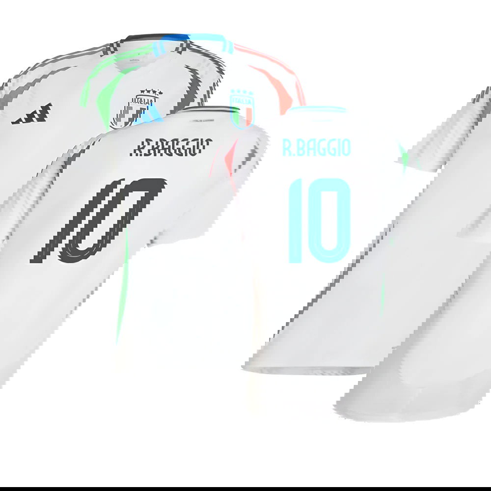 2024-2025 Italy Away Shirt (R.BAGGIO 10)