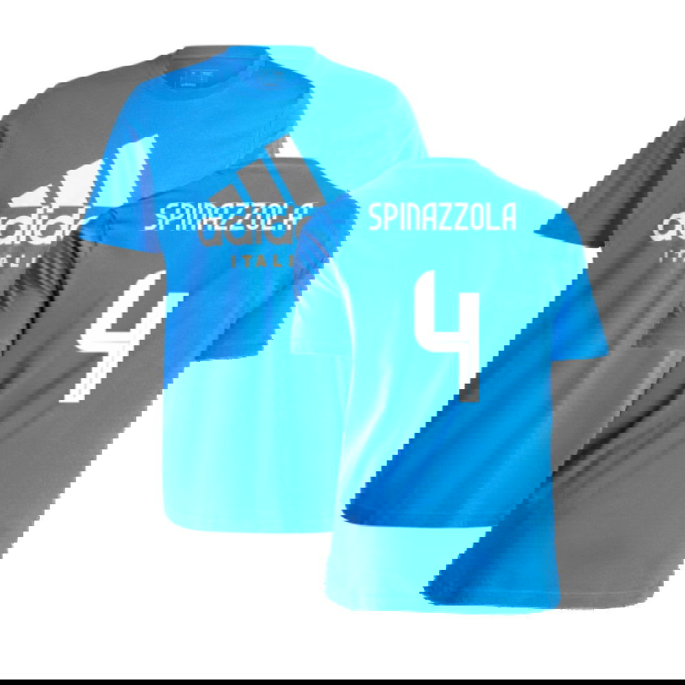 2024-2025 Italy DNA Graphic Tee (Blue) (SPINAZZOLA 4)