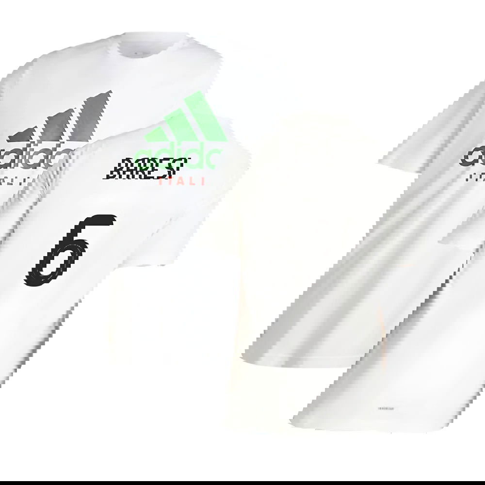 2024-2025 Italy DNA Graphic Tee (White) (BARESI 6)