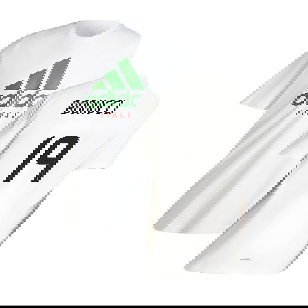 2024-2025 Italy DNA Graphic Tee (White) (BONUCCI 19)