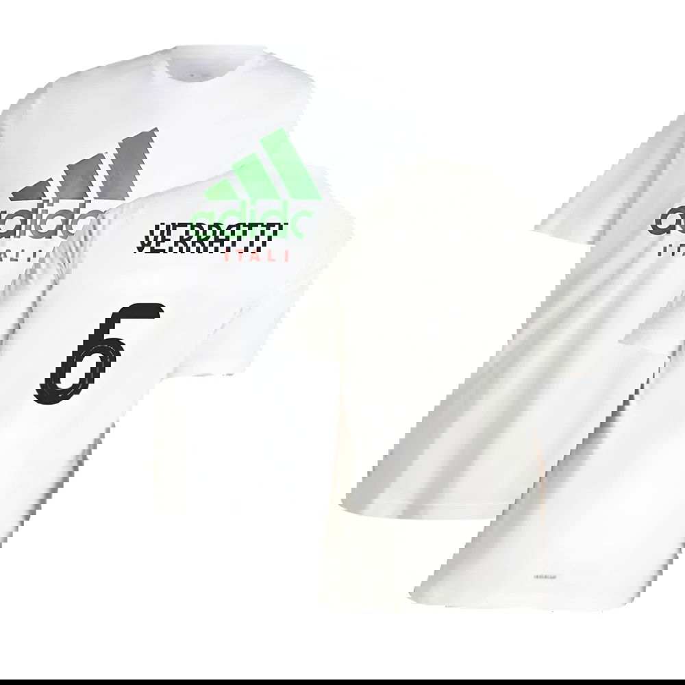 2024-2025 Italy DNA Graphic Tee (White) (VERRATTI 6)