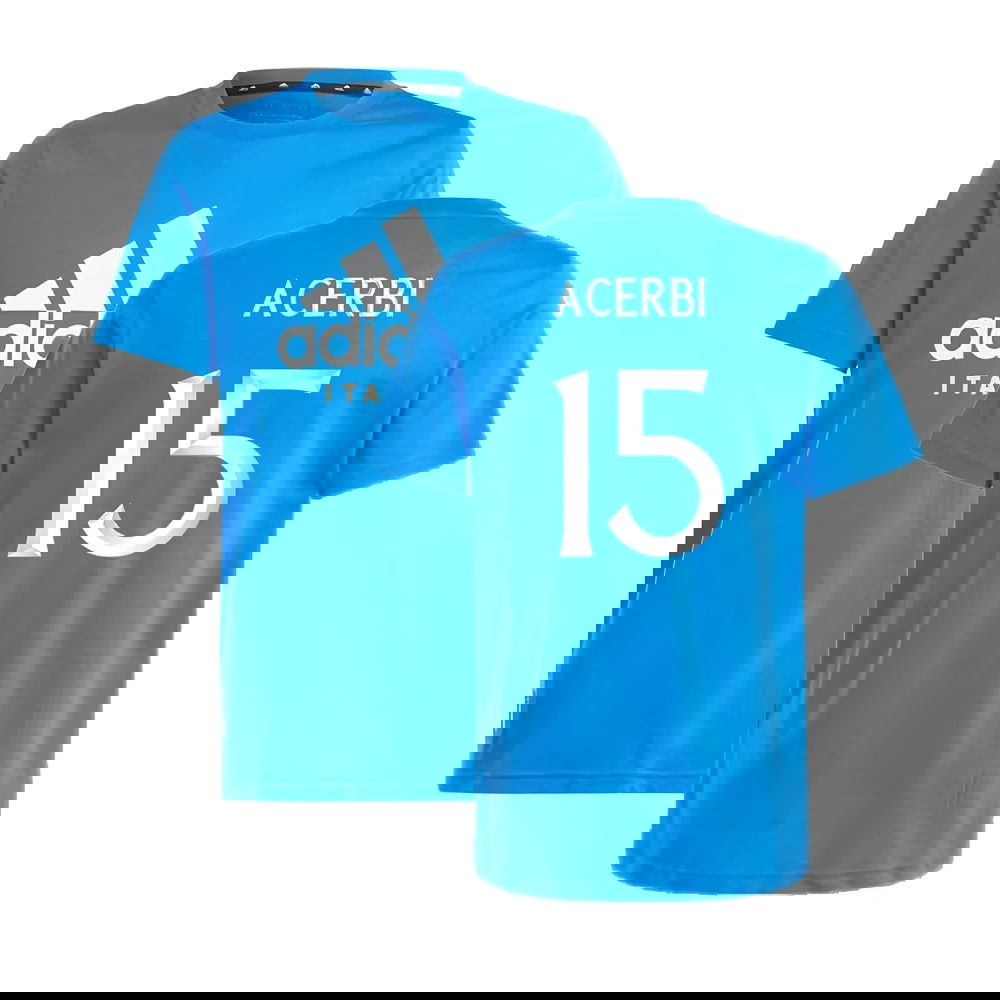 2024-2025 Italy DNA Tee (Blue) - Kids (ACERBI 15)