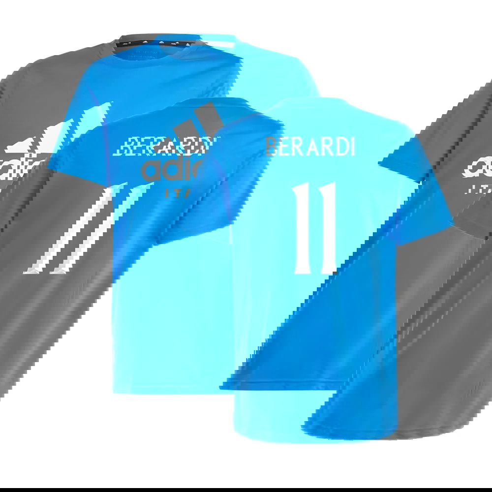 2024-2025 Italy DNA Tee (Blue) - Kids (BERARDI 11)