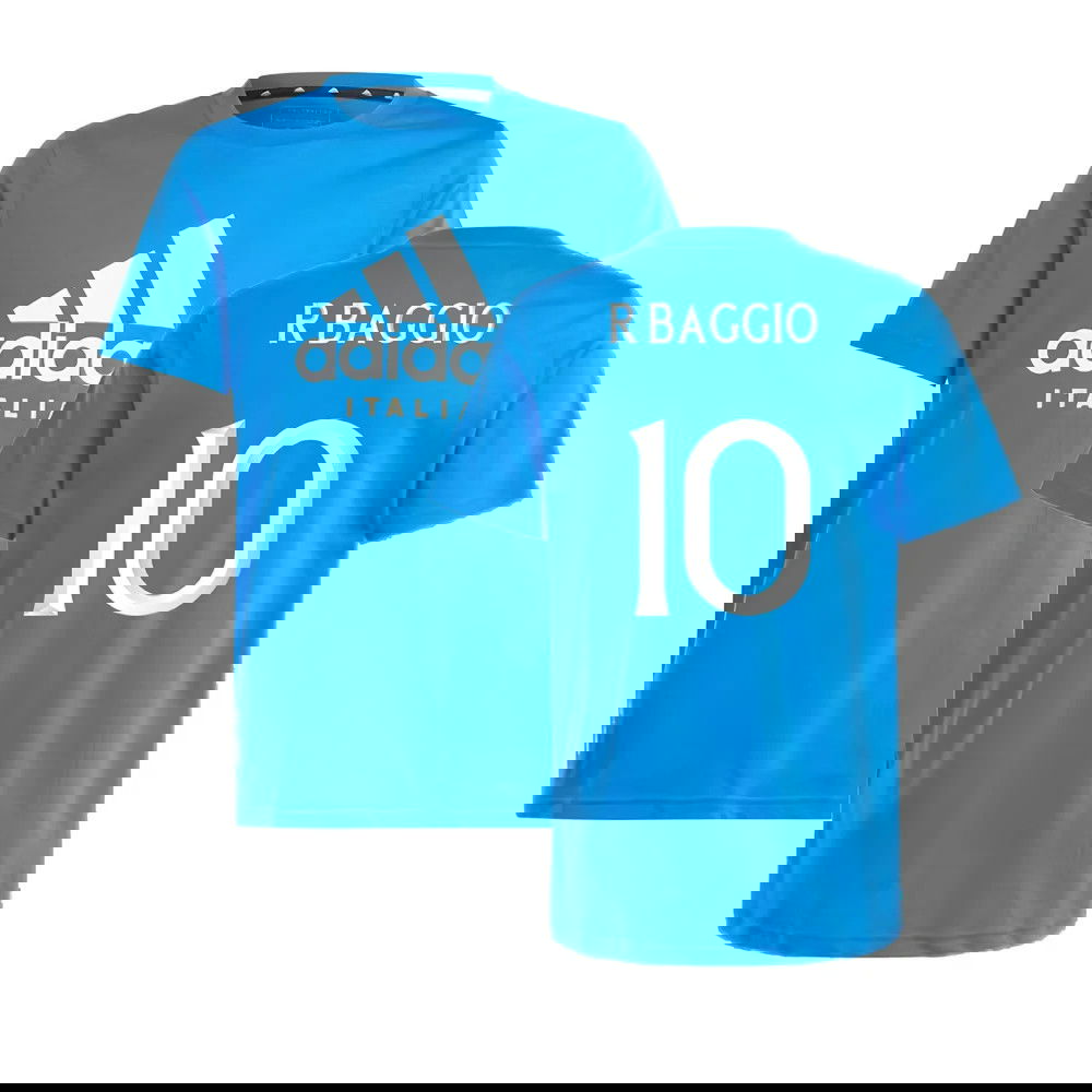 2024-2025 Italy DNA Tee (Blue) - Kids (R BAGGIO 10)