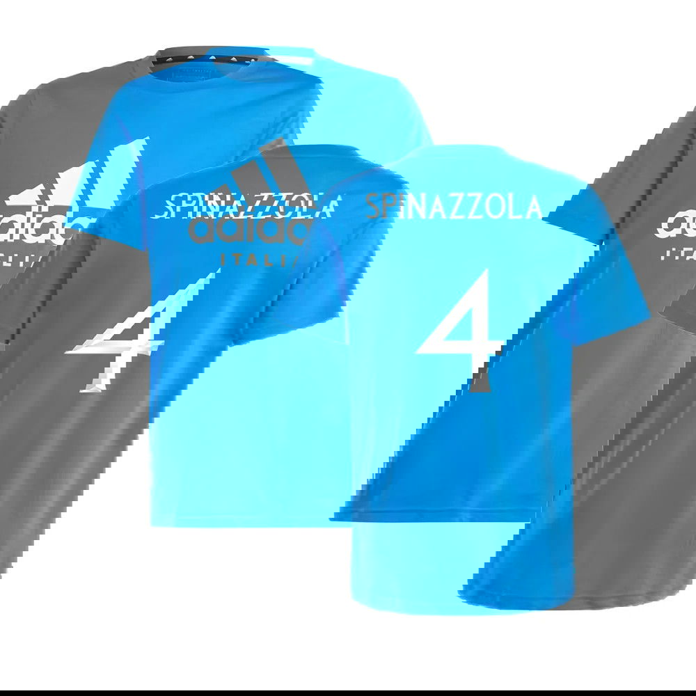 2024-2025 Italy DNA Tee (Blue) - Kids (SPINAZZOLA 4)