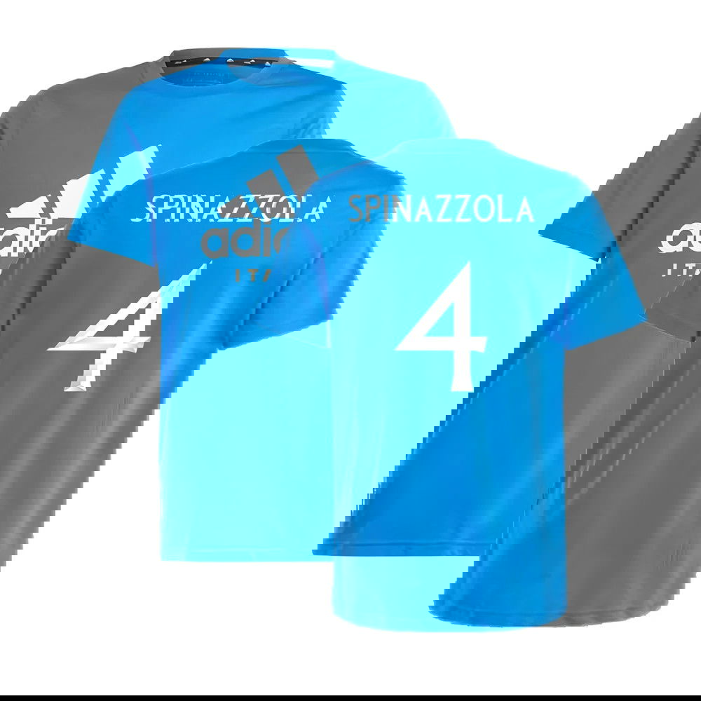 2024-2025 Italy DNA Tee (Blue) - Kids (SPINAZZOLA 4)
