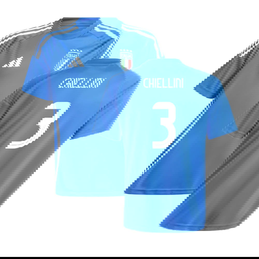 2024-2025 Italy Home Fan Jersey (Kids) (CHIELLINI 3)
