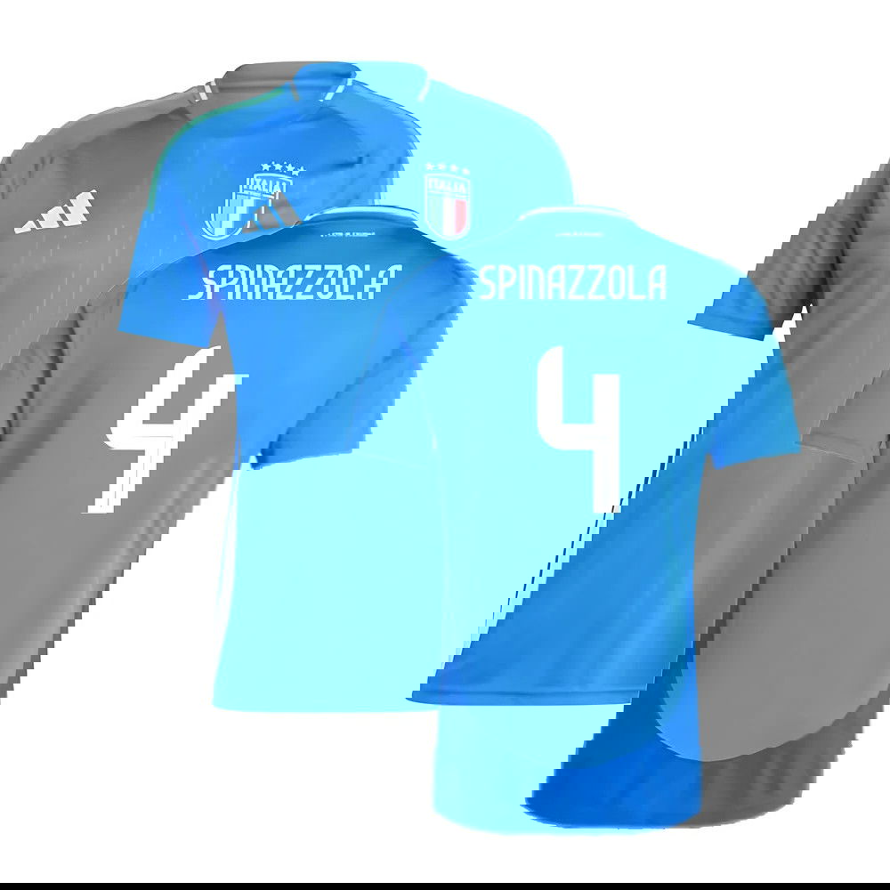 2024-2025 Italy Home Shirt (SPINAZZOLA 4)
