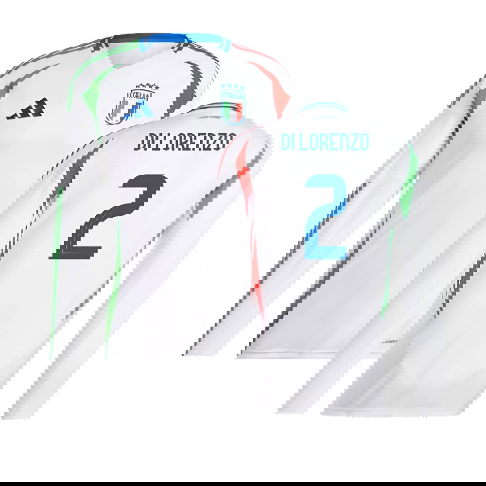 2024-2025 Italy Long Sleeve Away Shirt (DI LORENZO 2)
