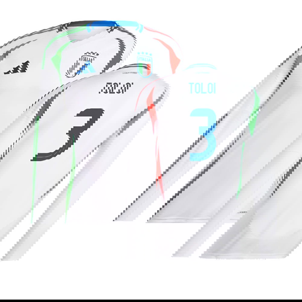 2024-2025 Italy Long Sleeve Away Shirt (TOLOI 3)