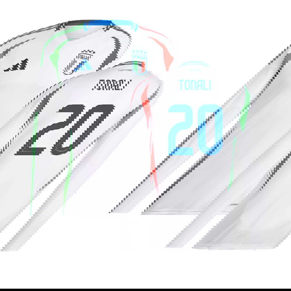 2024-2025 Italy Long Sleeve Away Shirt (TONALI 20)