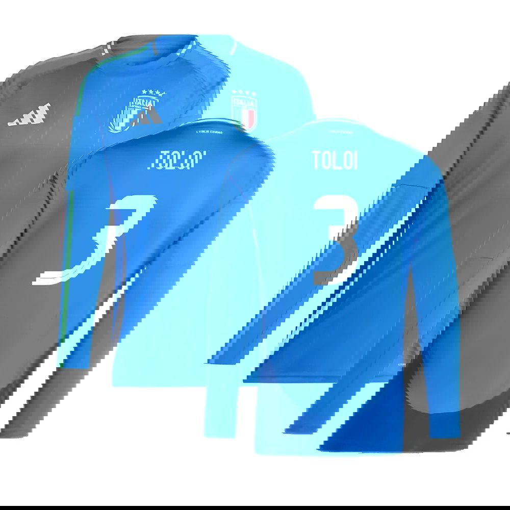 2024-2025 Italy Long Sleeve Home Shirt (TOLOI 3)