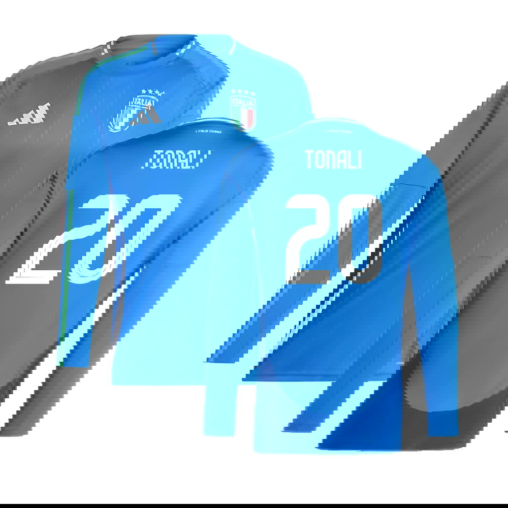 2024-2025 Italy Long Sleeve Home Shirt (TONALI 20)