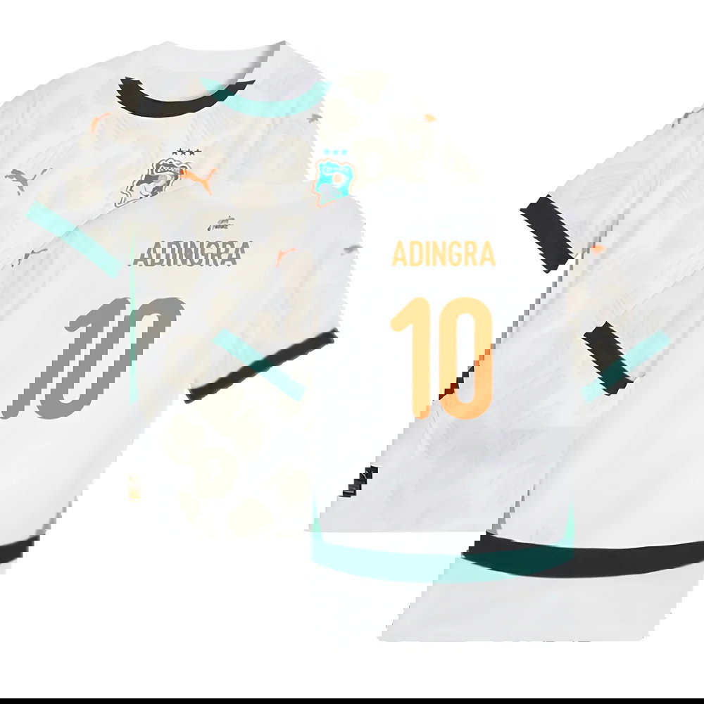 2024-2025 Ivory Coast Away Shirt (Kids) (Adingra 10)