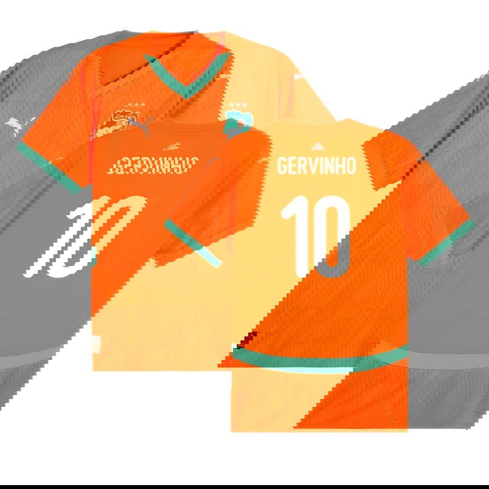 2024-2025 Ivory Coast Home Shirt (Gervinho 10)