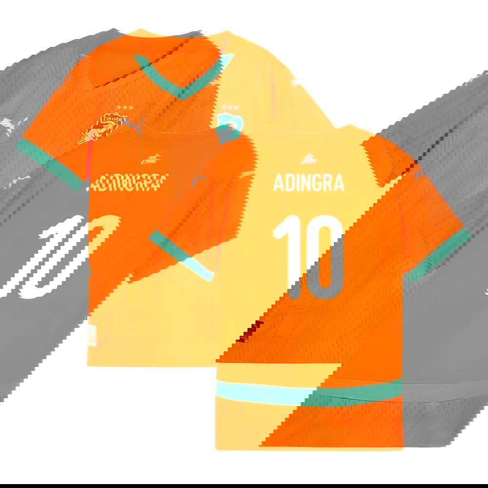 2024-2025 Ivory Coast Home Shirt (Kids) (Adingra 10)