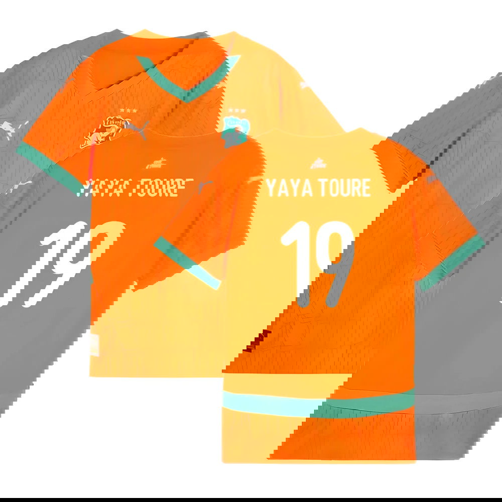 2024-2025 Ivory Coast Home Shirt (Kids) (Yaya Toure 19)