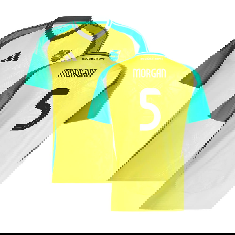 2024-2025 Jamaica Home Shirt (Womens) (Morgan 5)