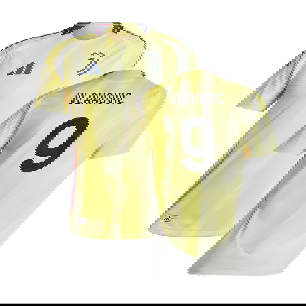 2024-2025 Juventus Authentic Away Shirt (Vlahovic 9)