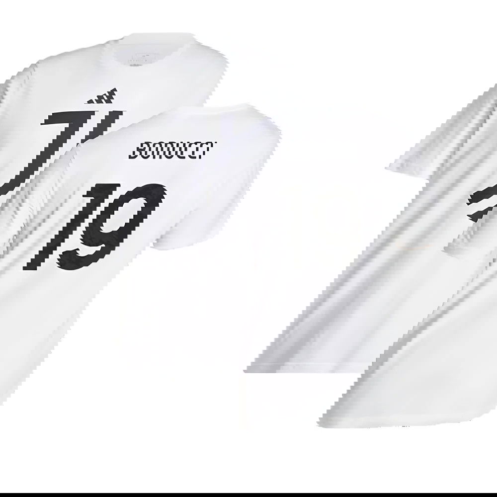 2024-2025 Juventus DNA Graphic Tee (White) (Bonucci 19)