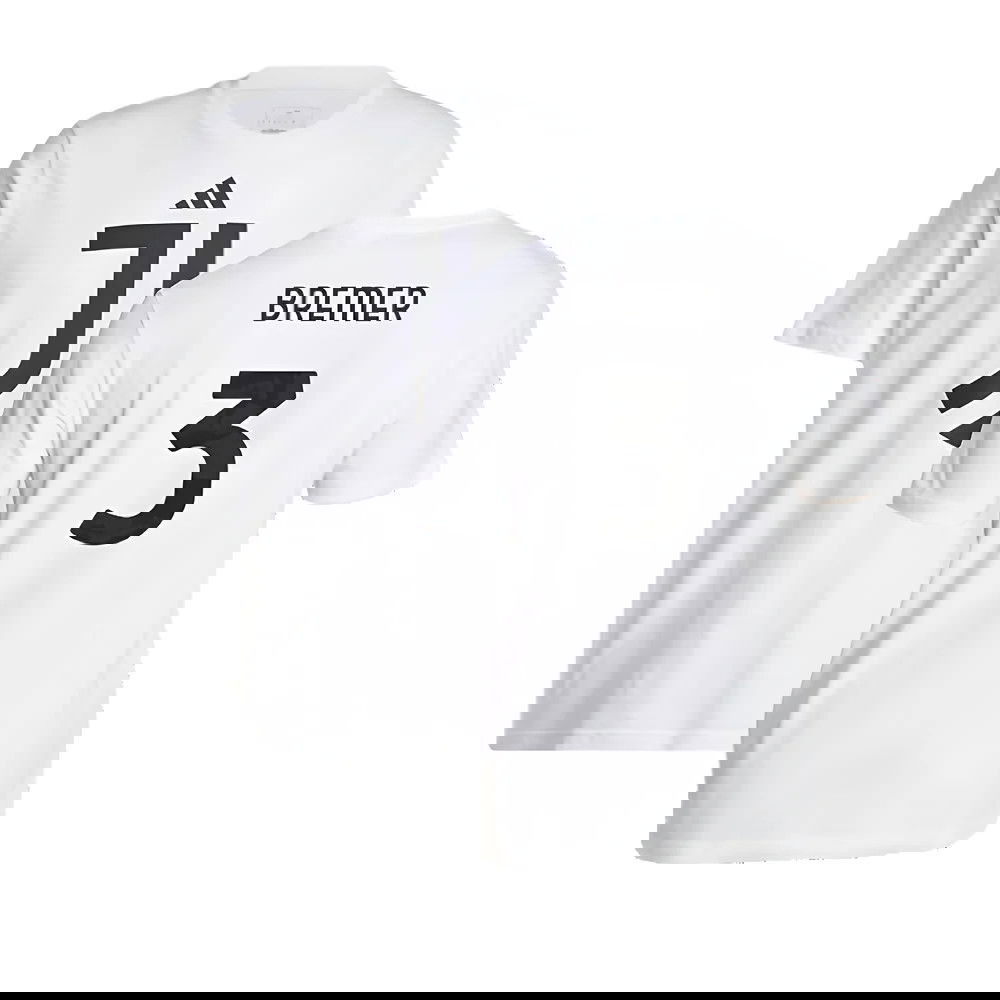 2024-2025 Juventus DNA Graphic Tee (White) (Bremer 3)