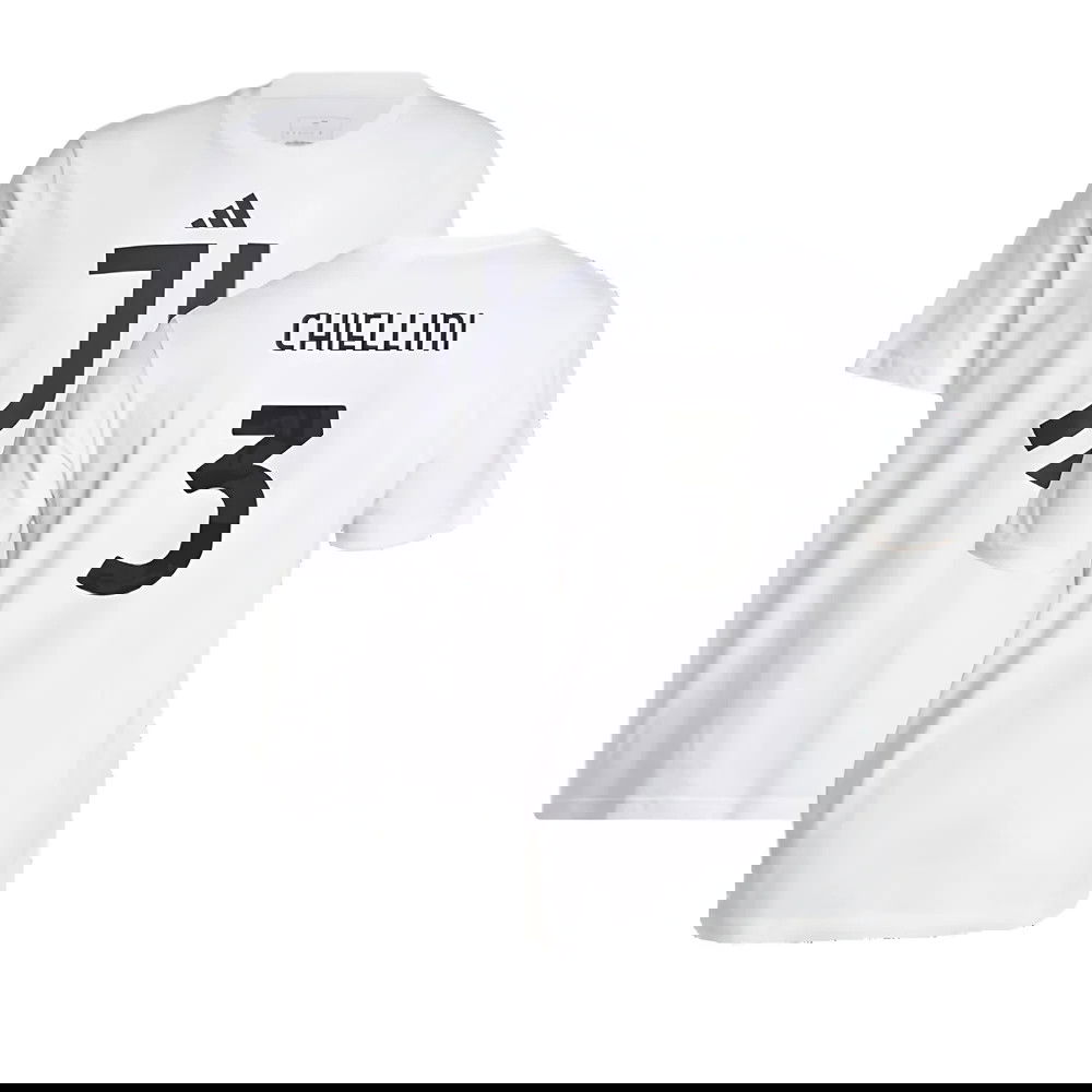 2024-2025 Juventus DNA Graphic Tee (White) (Chiellini 3)