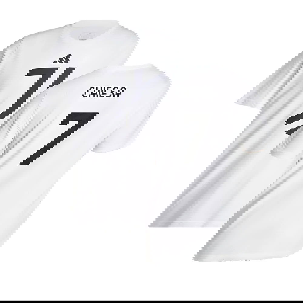 2024-2025 Juventus DNA Graphic Tee (White) (Chiesa 7)