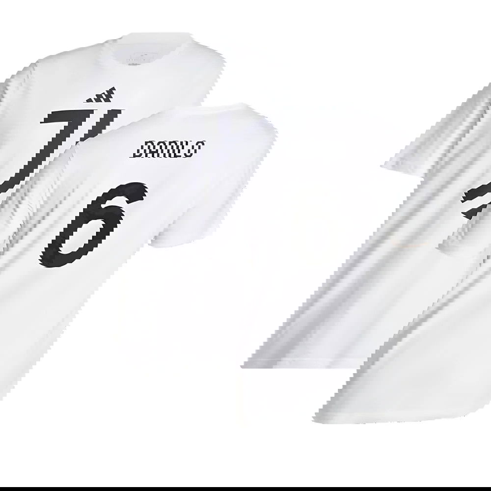 2024-2025 Juventus DNA Graphic Tee (White) (Danilo 6)