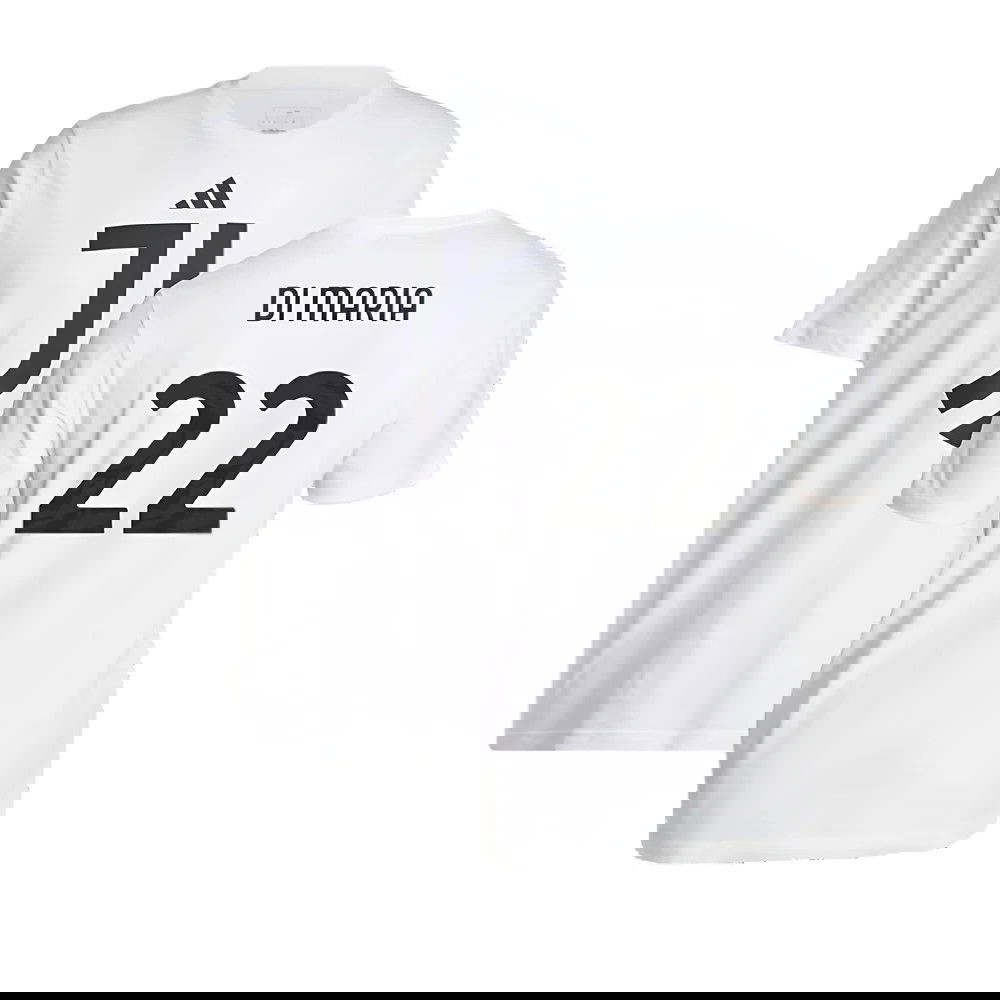 2024-2025 Juventus DNA Graphic Tee (White) (Di Maria 22)