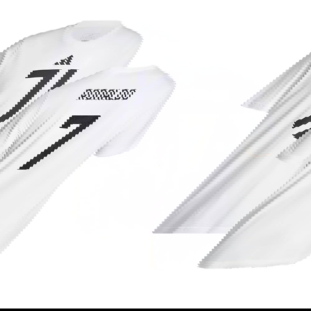 2024-2025 Juventus DNA Graphic Tee (White) (Ronaldo 7)