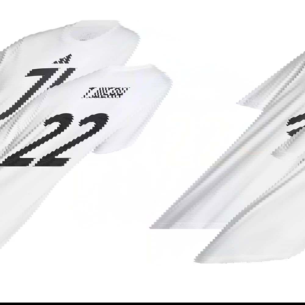 2024-2025 Juventus DNA Graphic Tee (White) (T.Weah 22)