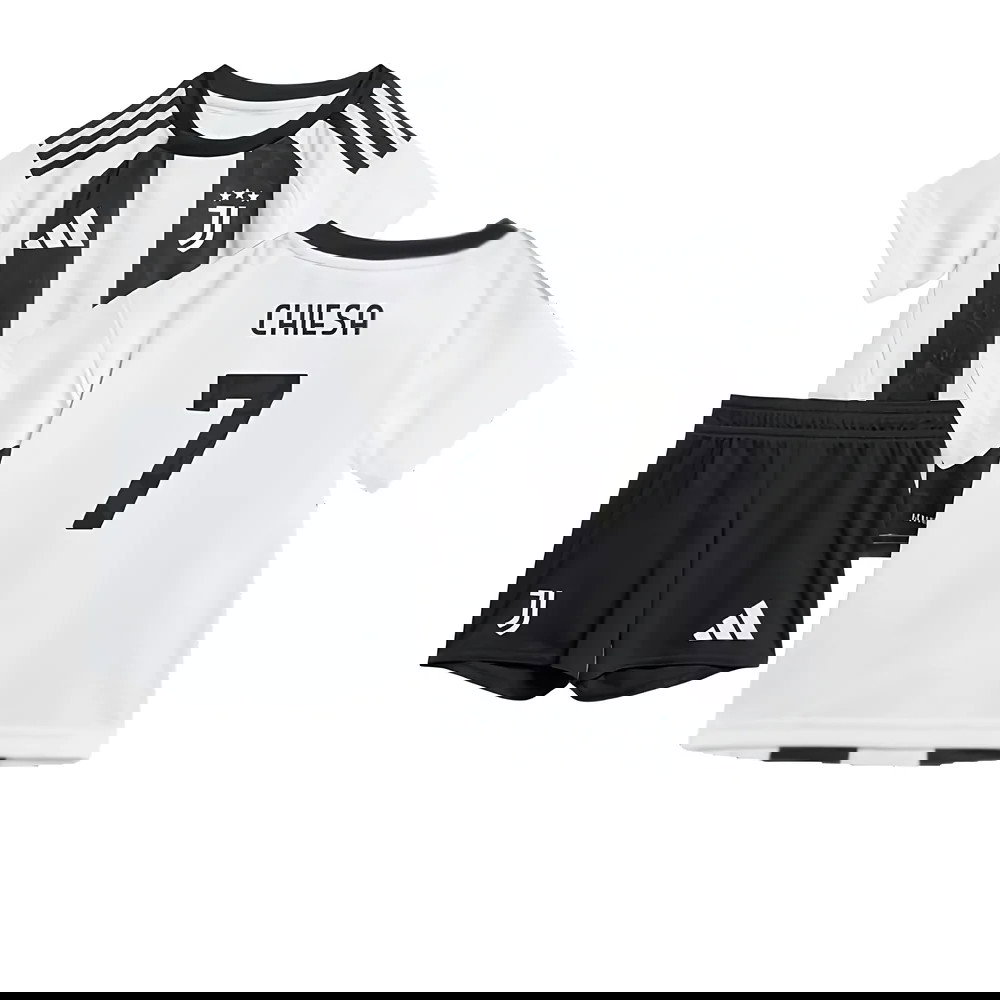 2024-2025 Juventus Home Baby Kit (Chiesa 7)