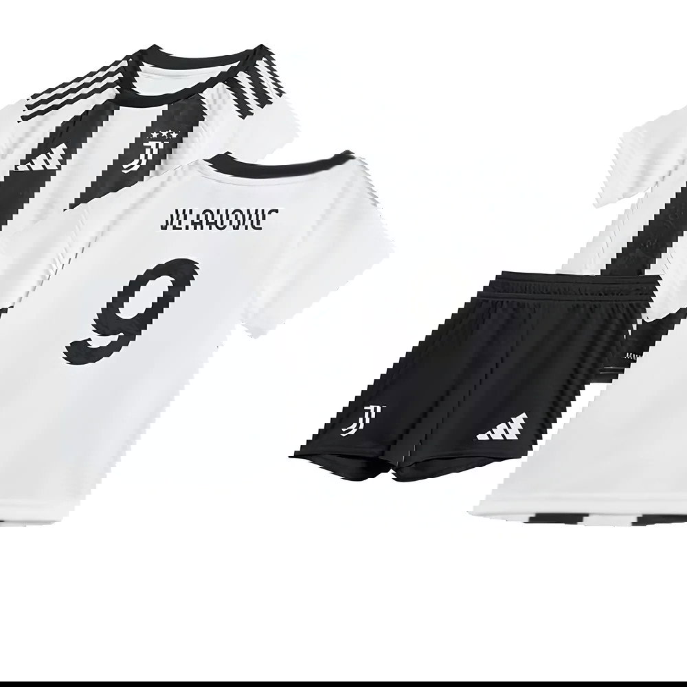 2024-2025 Juventus Home Baby Kit (Vlahovic 9)