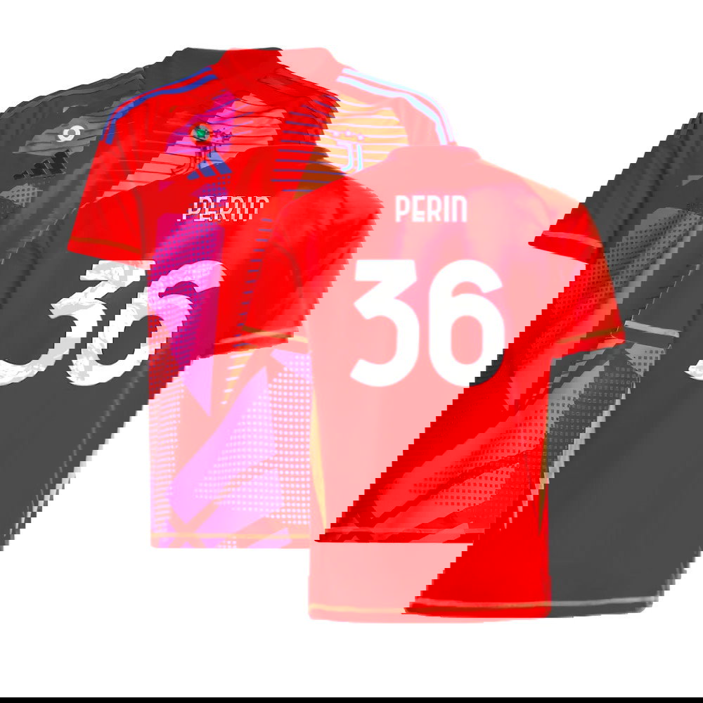 2024-2025 Juventus Home Goalkeeper Shirt (Red) - Kids (Perin 36)