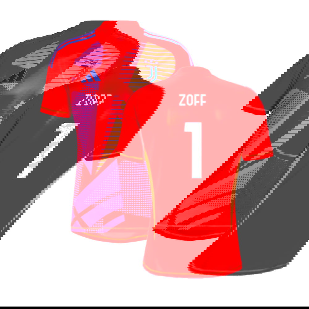 2024-2025 Juventus Home Goalkeeper Shirt (Red) (Zoff 1)