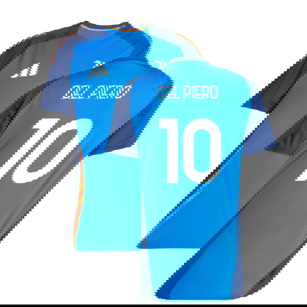2024-2025 Juventus Training Jersey (Blue) (Del Piero 10)